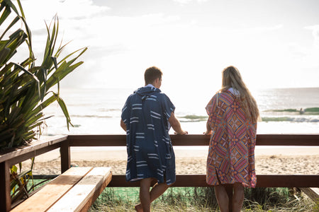 Salty Waves - Hooded Towel Recycled Sand Free