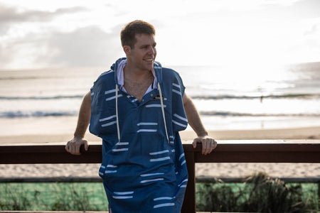 Salty Waves - Hooded Towel Recycled Sand Free