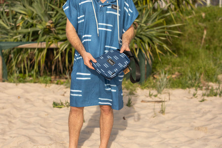 Salty Waves - Hooded Towel Recycled Sand Free