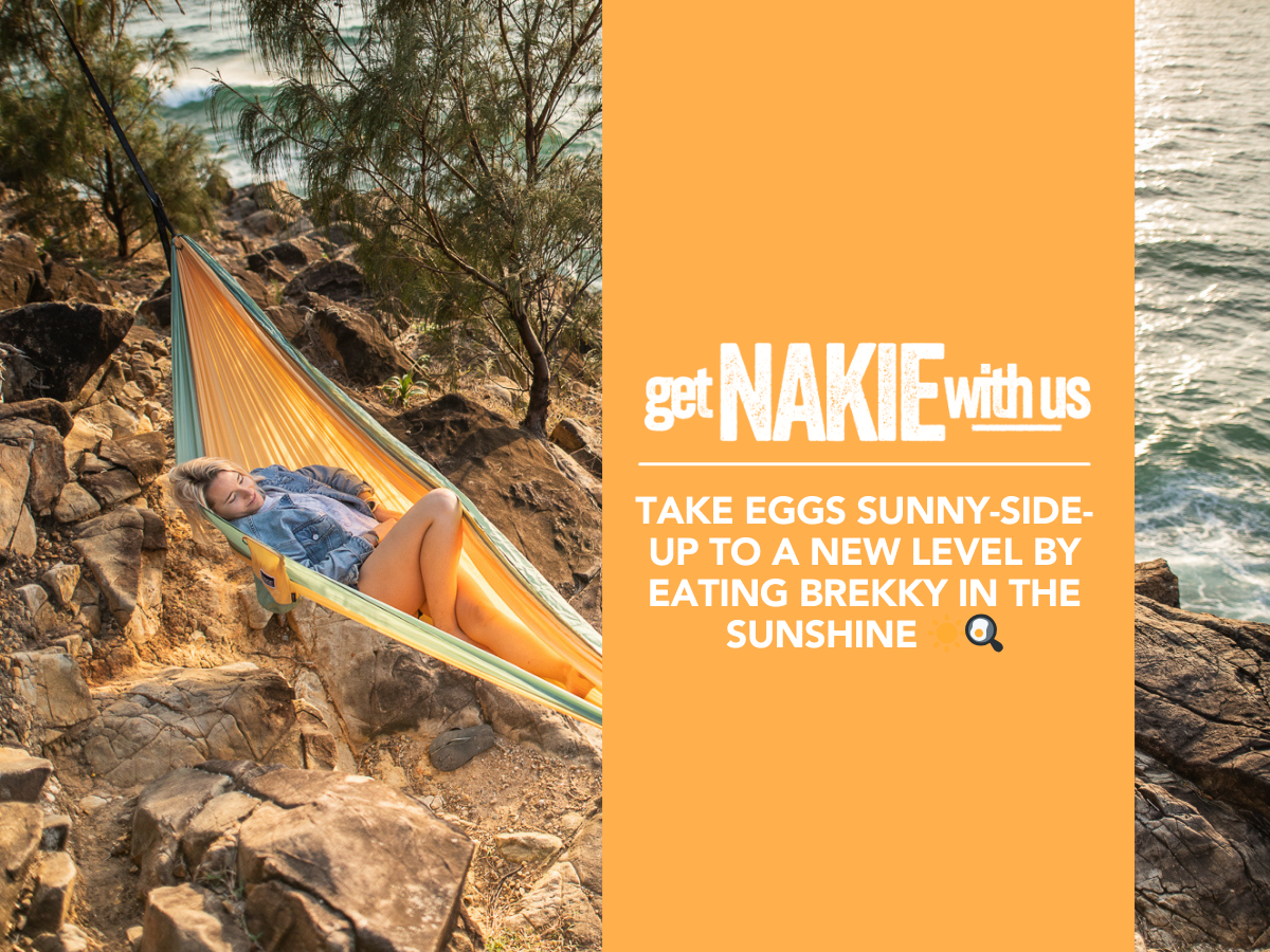 Take eggs sunny-side-up to a new level by eating brekky in the sunshine ☀️🍳