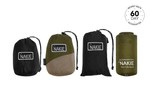 Studio shot presenting the Nakie combo set, featuring a hammock, bug net, and tarp, showcasing its all-in-one solution for outdoor comfort and protection, ideal for camping and backpacking adventures preview #1