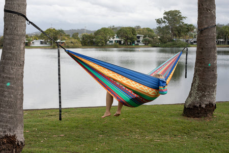 Wild Fiesta - Recycled Hammock with Straps