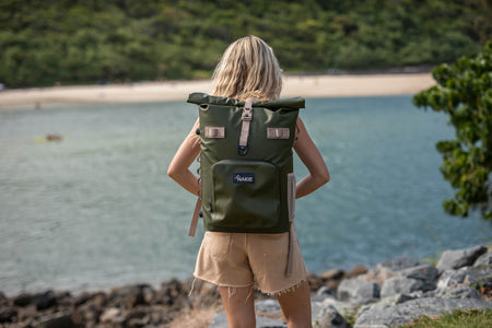 Olive Green - Recycled Cooler Backpack