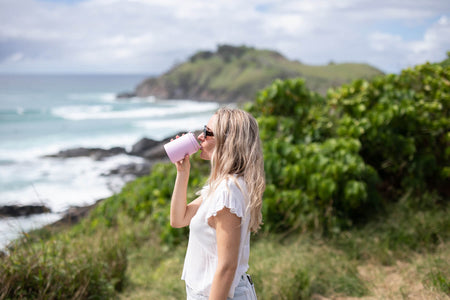 Dusty Pink - Cooler & Coffee Cup