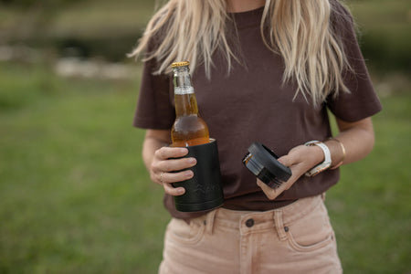 Midnight Black - Cooler & Coffee Cup