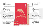 Dolphins - NRL Recycled Sand Free Beach Towel preview #3