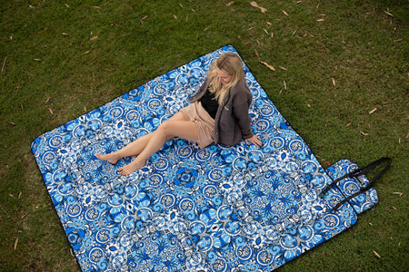 Indigo Soul - Recycled Picnic Blanket
