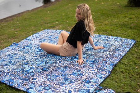 Indigo Soul - Recycled Picnic Blanket
