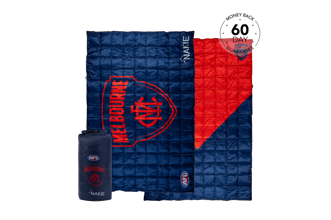 Melbourne Demons - AFL Sustainable Down Puffy Blanket