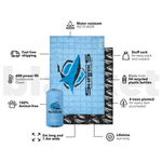 Sharks - NRL Sustainable Down Puffy Blanket preview #5