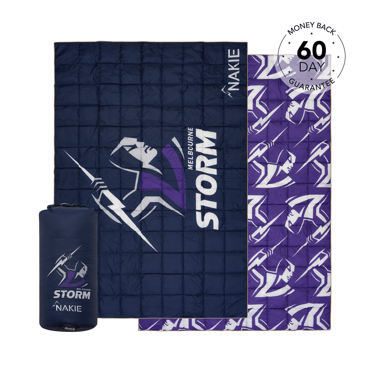 Storm - NRL Sustainable Down Puffy Blanket | Made From 100% Recycled ...