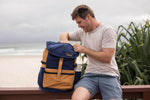 River Blue - Recycled Travel Backpack preview #7