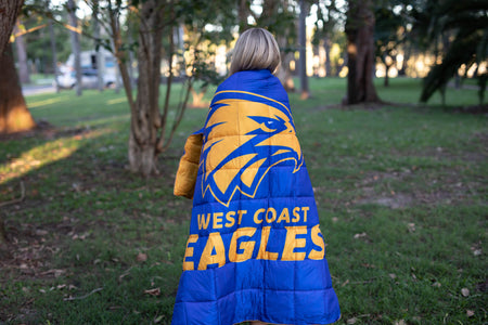 West Coast Eagles - AFL Sustainable Down Puffy Blanket