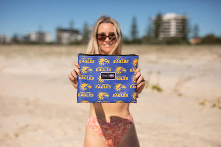 West Coast Eagles - AFL Recycled Sand Free Beach Towel