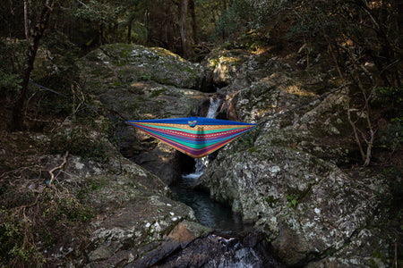 Wild Fiesta - Recycled Hammock with Straps