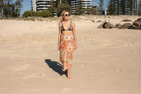 Wild Flower - Recycled Sand Free Beach Towel