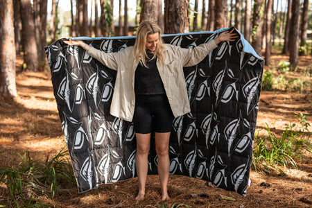 Sharks - NRL Sustainable Down Puffy Blanket
