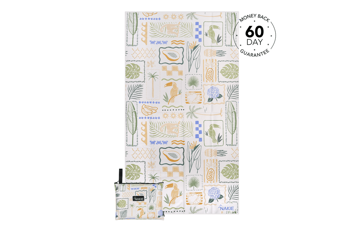 Toucan Bay - Recycled Sand Free Beach Towel