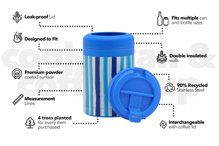 Ocean Breeze - Cooler & Coffee Cup