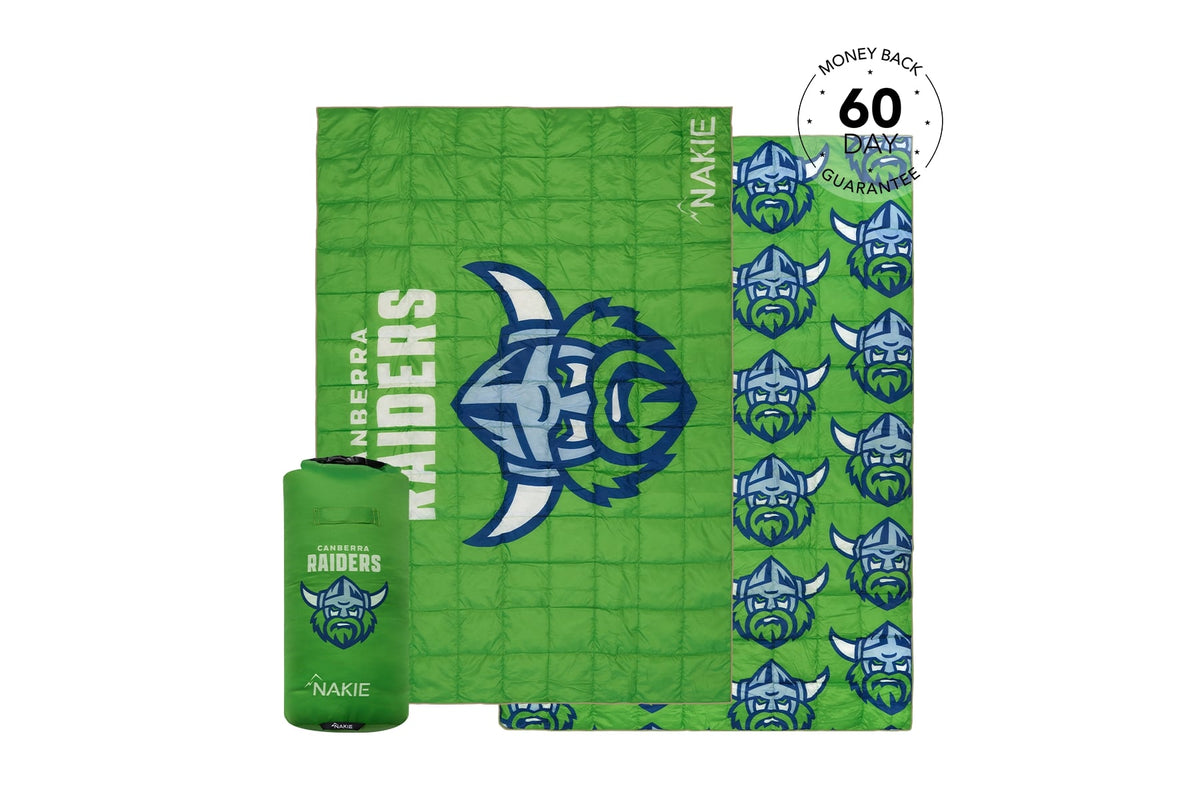 Raiders - NRL Sustainable Down Puffy Blanket | Made From 100% Recycled ...