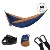 River Blue - Recycled Hammock with Straps