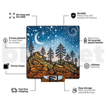 Starry Nights - Recycled Picnic Blanket preview #4