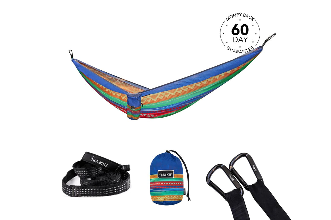 Wild Fiesta - Recycled Hammock with Straps