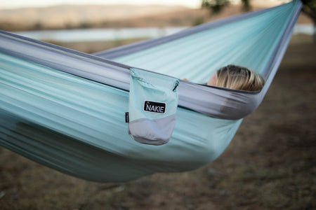 Recycled Hammock & Recycled Picnic Blanket Combo